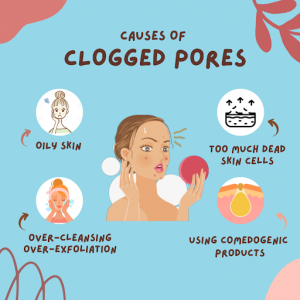 causes of clogged pores